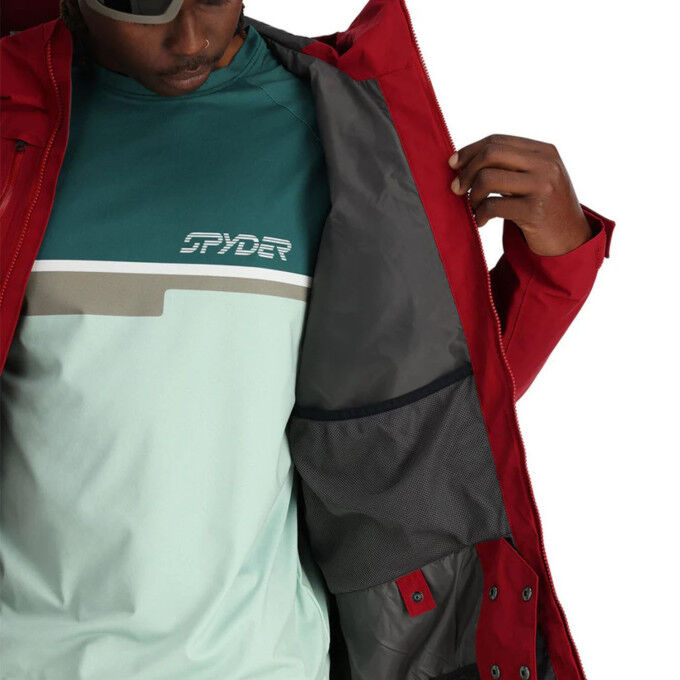 Spyder Jagged GTX Shell Uomo: giacca tecnica per il freestyle e il fuoripista