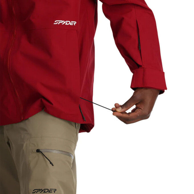 Spyder Jagged GTX Shell Uomo: giacca tecnica per il freestyle e il fuoripista