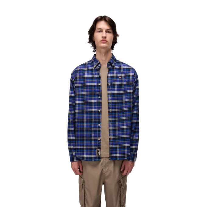 Napapijri G-Trekking 3 Check CBR Shirt: rugged style for active days