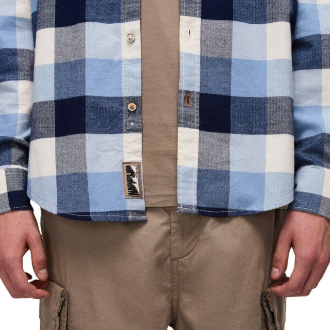 Camicia da uomo Napapijri G-Trekking 3 - Check CBZ: eleganza e comfort