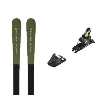Pack de esquís Marcel Livet EXPERT PRO 83 + fijación : Color - Unicolor, Talla de esquí - 168