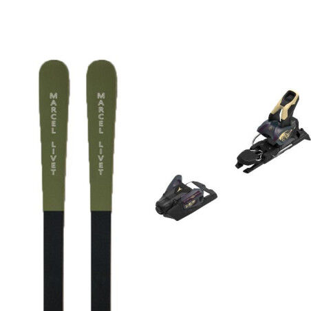 Set da sci Marcel Livet EXPERT PRO 83 + attacchi : Colore - Unicolor, Dimensioni dello sci - 168