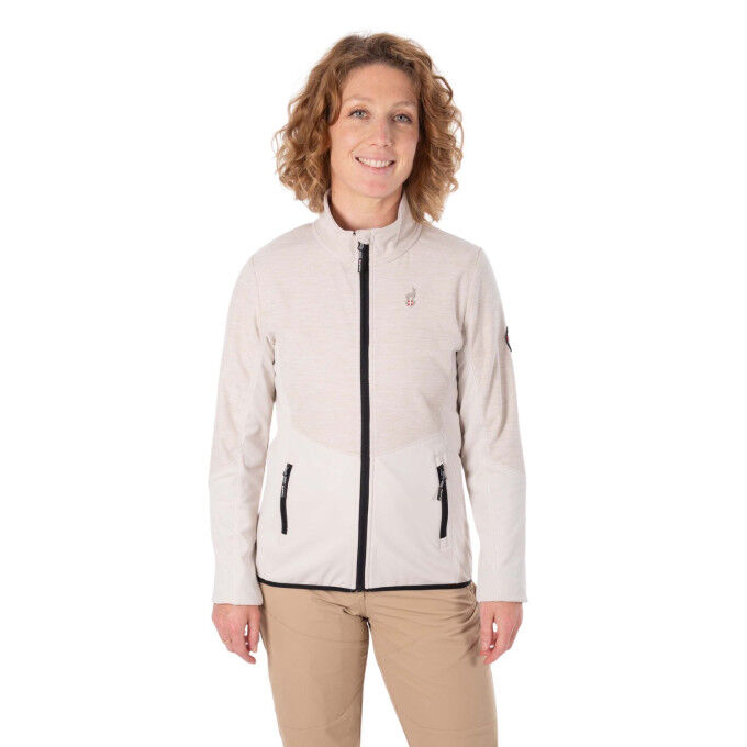 Giacca in pile da donna Aulp Berti - Sand: comfort ed eleganza per tutti i giorni