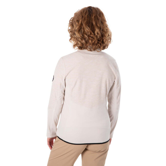 Chaqueta polar para mujer Aulp Berti - Sand: comodidad y elegancia para el día a día