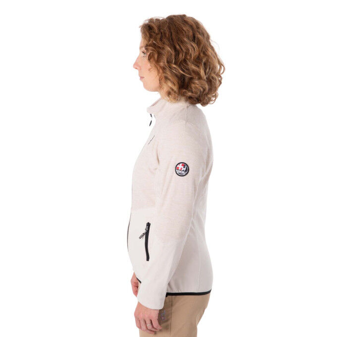 Giacca in pile da donna Aulp Berti - Sand: comfort ed eleganza per tutti i giorni