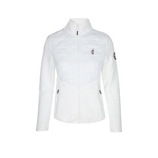 Aulp Celsi White Women's Hybrid Jacket: active warmth and versatile comfort