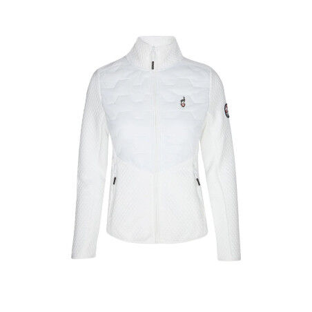 Aulp Celsi White Women's Hybrid Jacket: active warmth and versatile comfort