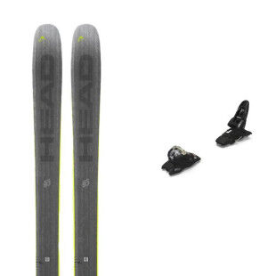Head KORE 93 ski pack + binding : Colour - Black/Yellow, Ski size - 184