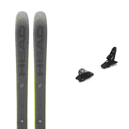 Set da sci Head KORE 93 + attacchi : Colore - Nero/Giallo, Dimensioni dello sci - 184