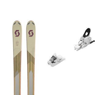 skipaket Scott PURE FREE 90TI + Bindung : Größe der Skier - 160