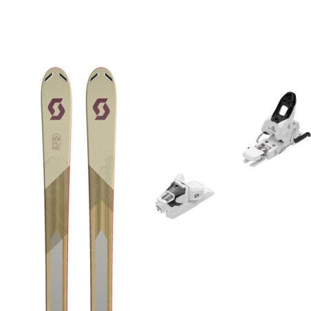 pack of Scott PURE FREE 90TI skis + bindings : Ski size - 160