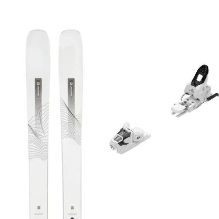 Pack de skis Salomon STANCE W 94 + fix : Couleur - White / Black, Taille des skis - 182