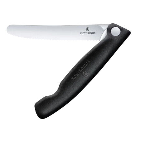 Cuchillo plegable para picnic VICTORINOX Swiss Classic - Negro