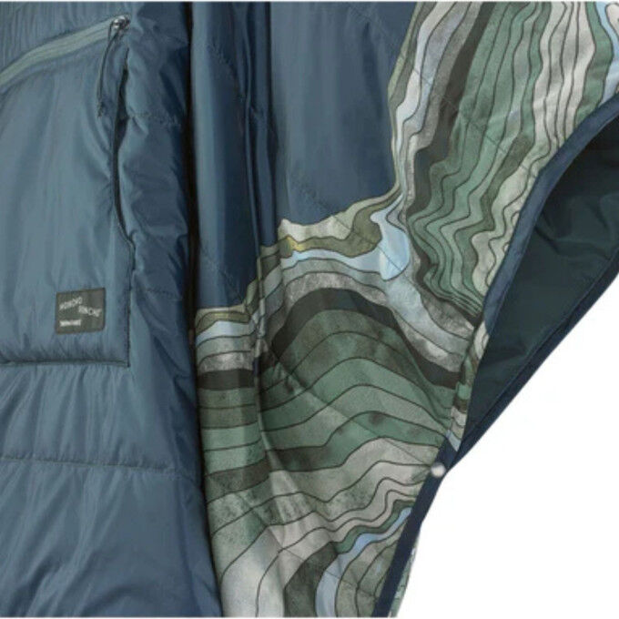 Thermarest Honcho Poncho™ Topo Wave: calor versátil para tus aventuras