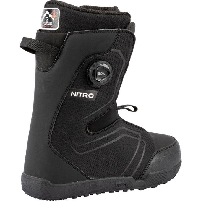 Scarponi da snowboard Nitro SENTINEL BOA True Black