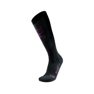 Skisocken für Damen UYN Evo Race One – BLACK/PURPLE