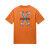 Camiseta para hombre S-Fiemme Orange Pumpkin: comodidad y estilo para el día a día.