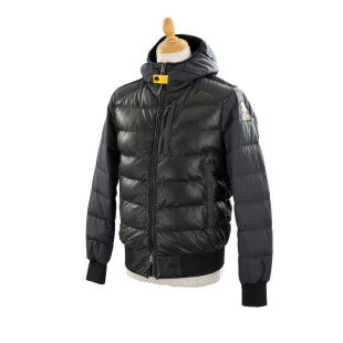 Parajumpers Sly Men's Leather Jacket – Elegance and warmth in Black