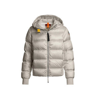Doudoune à capuche Femme Parajumpers Mariah - Silver Grey : élégance et confort