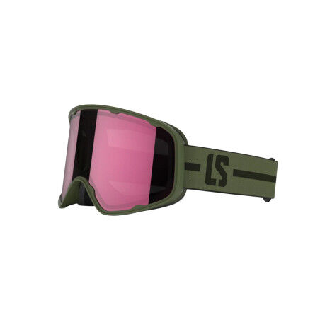 Masque de ski Loubsol LS3 Essentiel Kaki – écran photochromique rose Cat.1 à 3