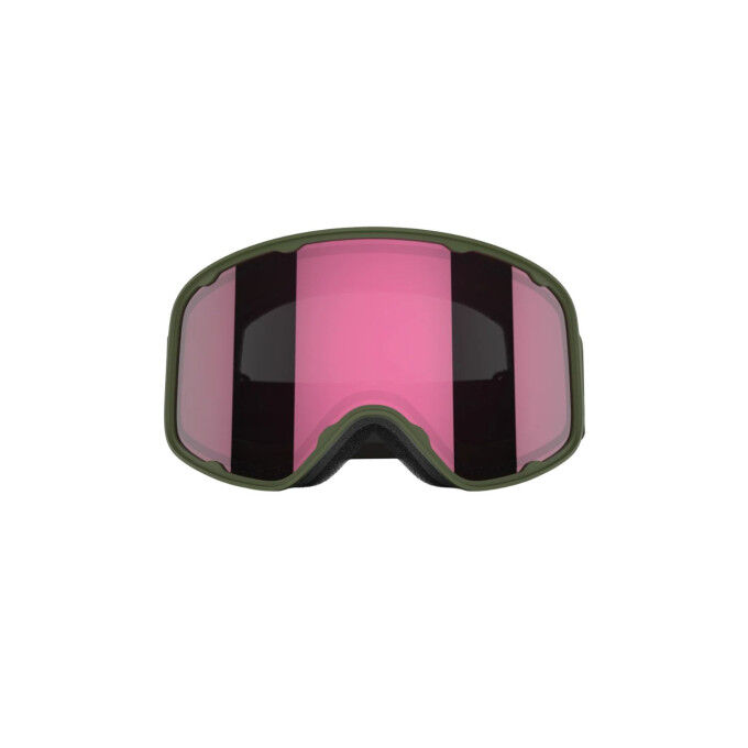 Masque de ski Loubsol LS3 Essentiel Kaki – écran photochromique rose Cat.1 à 3