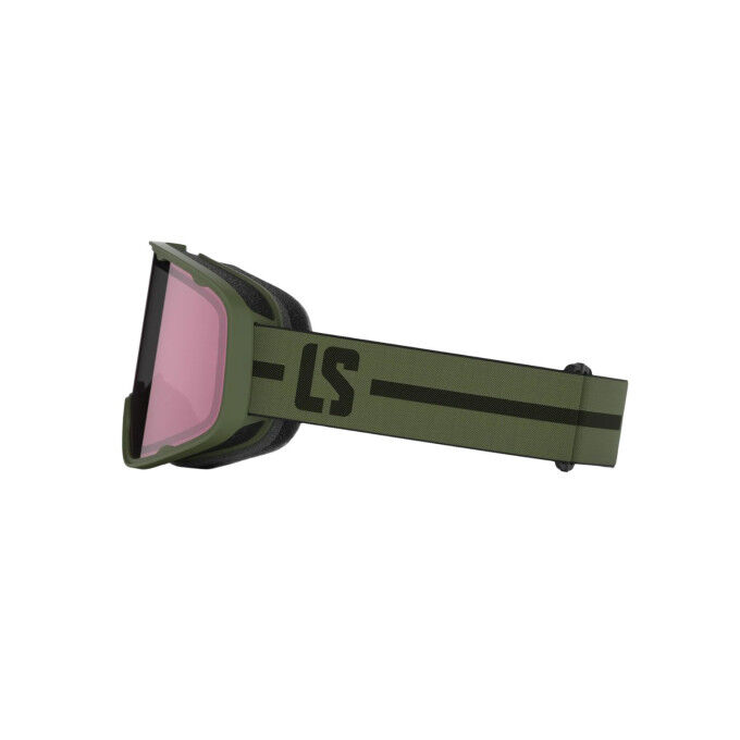 Skibrille Loubsol LS3 Essentiel Khaki – photochrome Scheibe rosa Kat. 1 bis 3