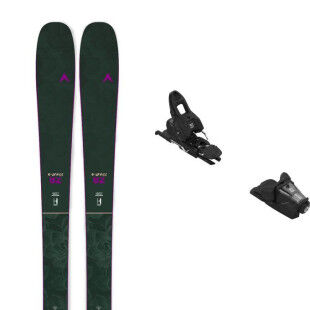 Skipaket Damen Dynastar E-CROSS 82 + Bindung : Farbe - Unicolor, Größe der Skier - 158