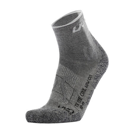 Socken UYN Trekking One Cool Low – GRAU/SILBER