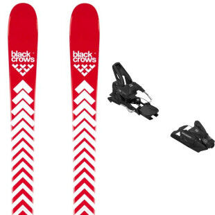 Set da ski Black Crows CAMOX + attacchi : Colore - Rosso, Dimensioni dello sci - 188