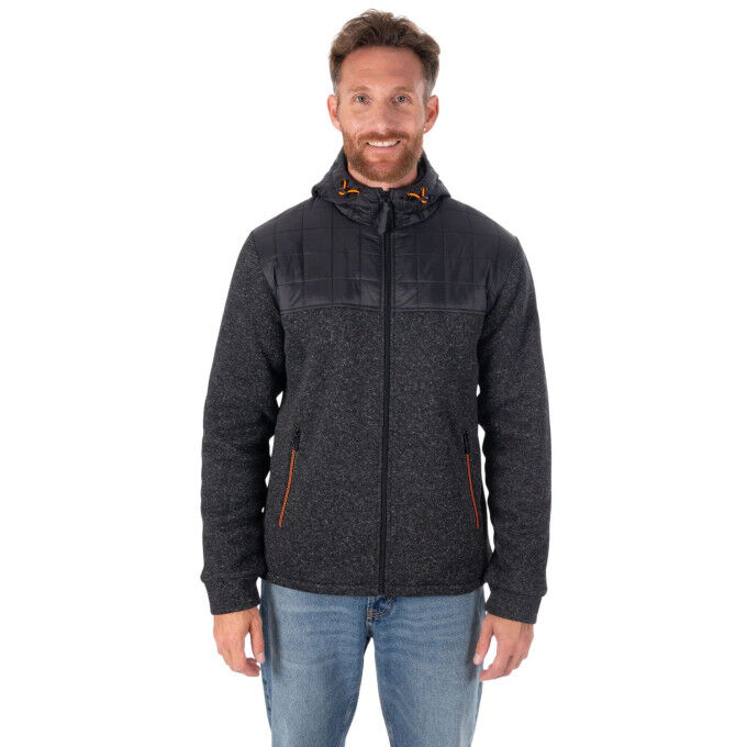 Giacca Ibrida Uomo Trapuntata Con Cappuccio - Oversize, Antivento, Spessa, Per Inverno E Stile Streetwear
