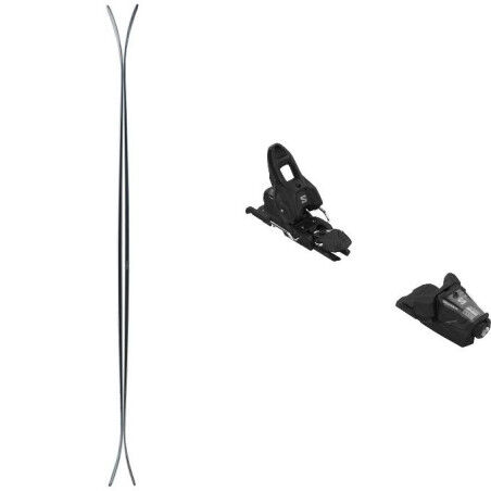 Pack de skis Nordica UNLEASHED 90 + fix : Couleur - SARCELLE/BLANC/ROSE, Taille des skis - 168