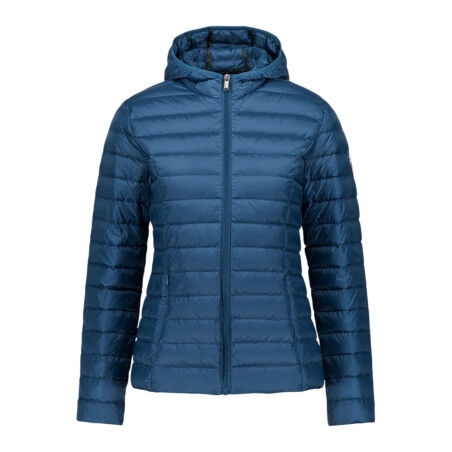 Women's JOTT CLOE hooded down jacket - BLUE JEAN