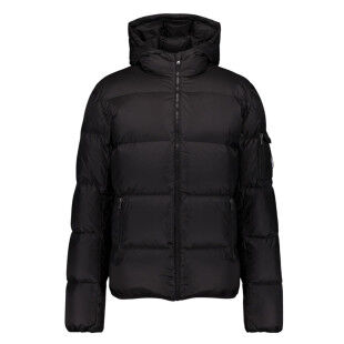 Herren-Daunenjacke mit Kapuze für extreme Kälte JOTT JAVA – Schwarz