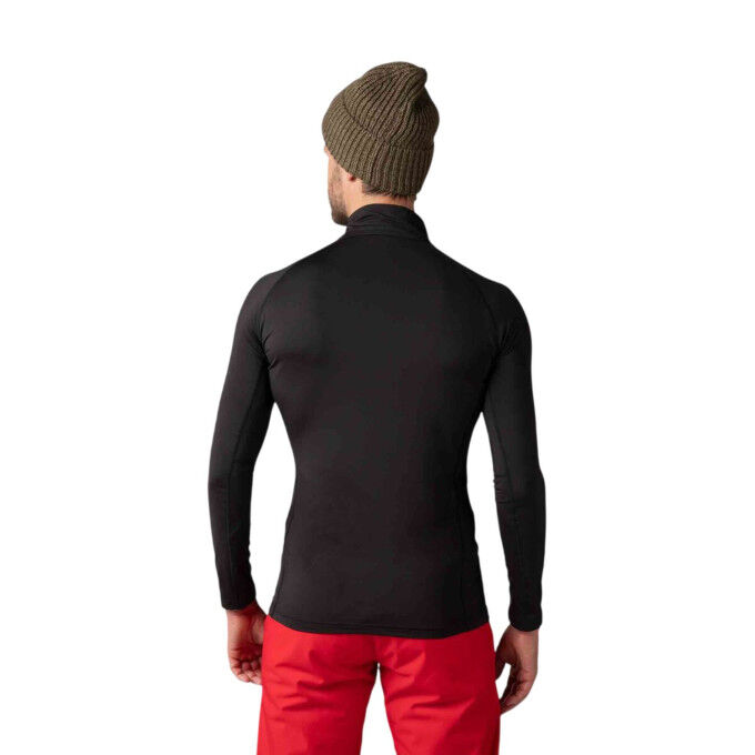 ROSSIGNOL Classic Men's Half-Zip Base Layer - Black