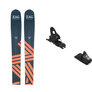 Skiset Zag SLAP 98 + Bindung : Farbe - Grau/Rot, Größe der Skier - 187