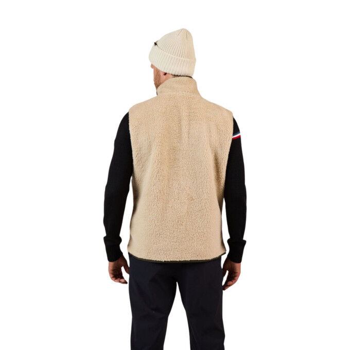 Rossignol Alltrack Hombre: chaleco polar sherpa cálido y versátil