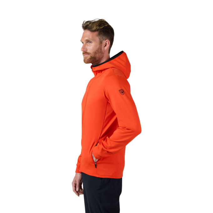 Rossignol Stretch Men's Hooded Fleece Jacket - versatility and comfort