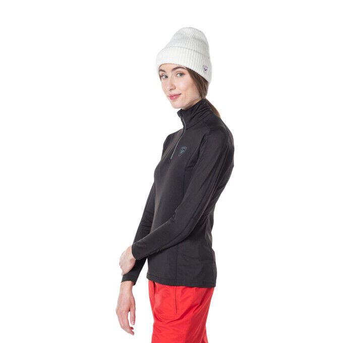 Rossignol Classic Women's 1/2 Zip Sweatshirt: warmth and active comfort