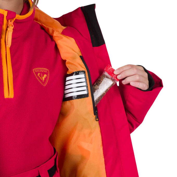Veste de ski fille ROSSIGNOL Staci - RUBY RED