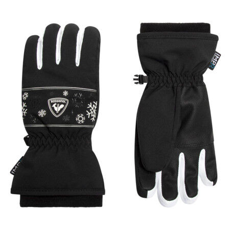 ROSSIGNOL Jane IMP'R girls' ski gloves - Black