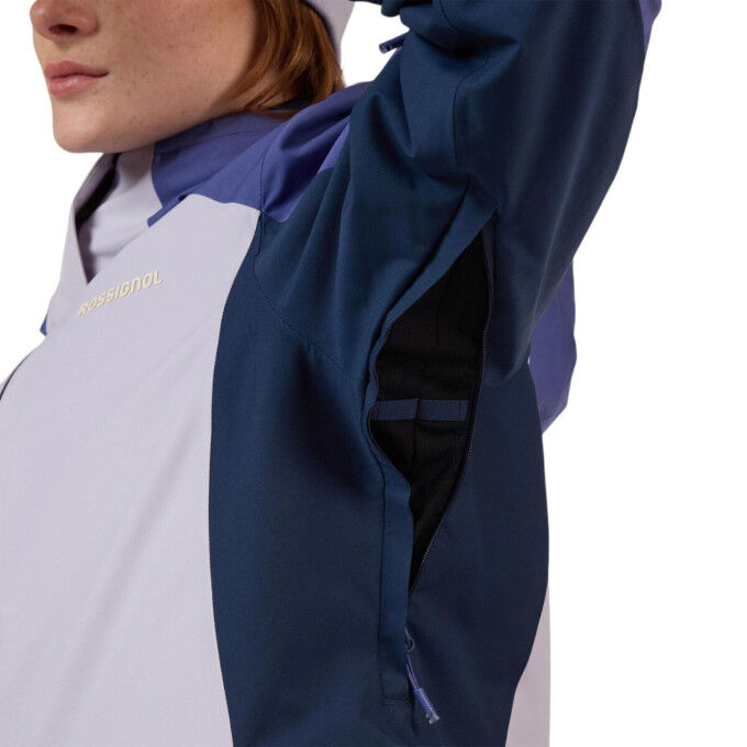 ROSSIGNOL Velika women's ski jacket - GALACTIC LILAS