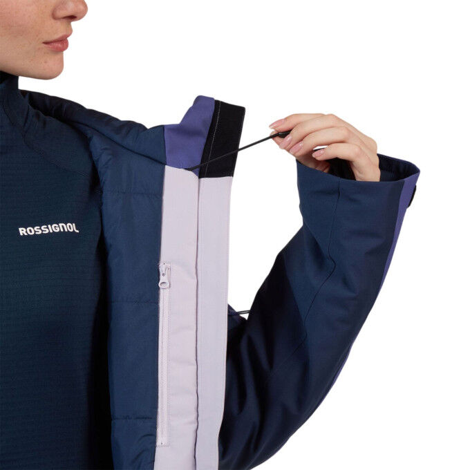 ROSSIGNOL Velika women's ski jacket - GALACTIC LILAS
