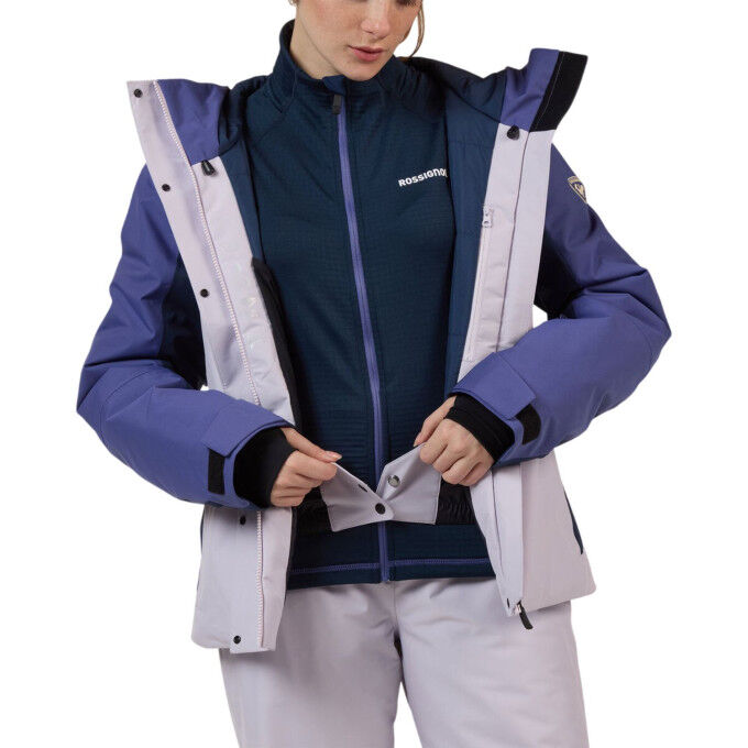 ROSSIGNOL Velika women's ski jacket - GALACTIC LILAS