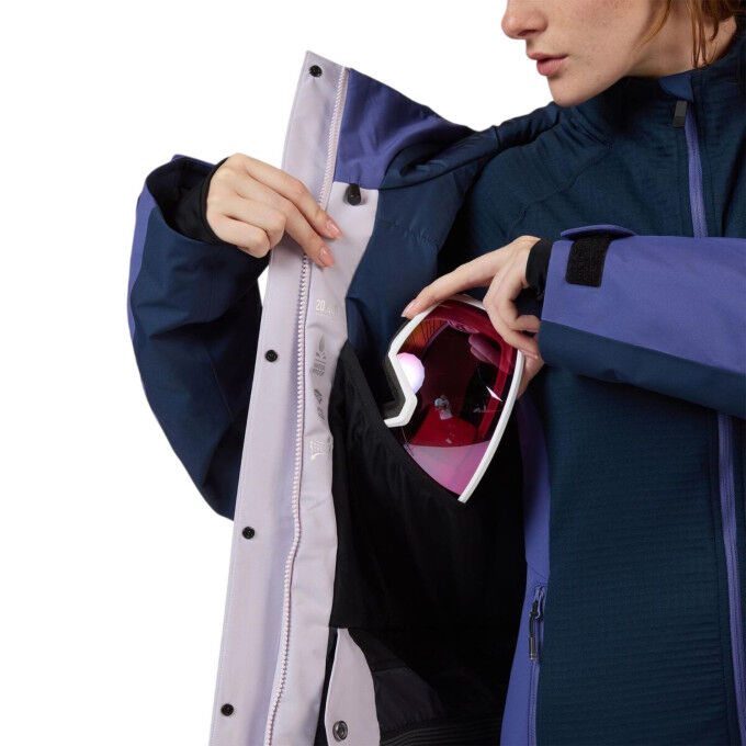 ROSSIGNOL Velika women's ski jacket - GALACTIC LILAS