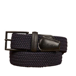 Mise Au Green Stan navy blue men's belt: comfort and elegance