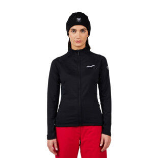 Women's ROSSIGNOL Blackside Mix Zippered Fleece Jacket