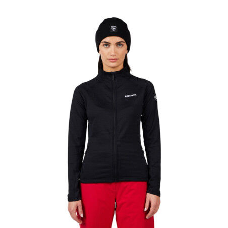 Women's ROSSIGNOL Blackside Mix Zippered Fleece Jacket