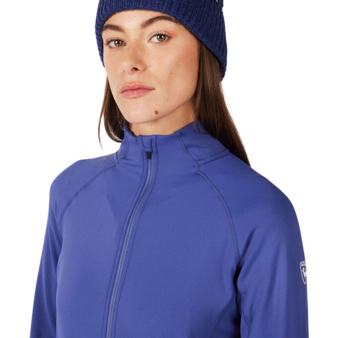 ROSSIGNOL women's thin mid-layer jacket - FUTURE BLUE