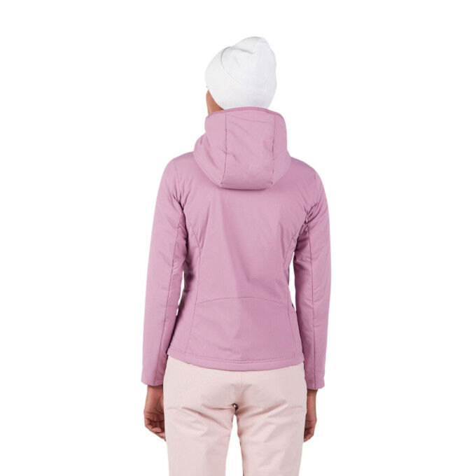 ROSSIGNOL Opside Women's Hooded Jacket - MOONLITE MAUVE