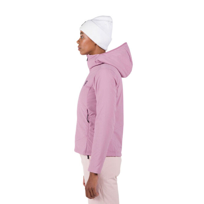 ROSSIGNOL Opside Women's Hooded Jacket - MOONLITE MAUVE